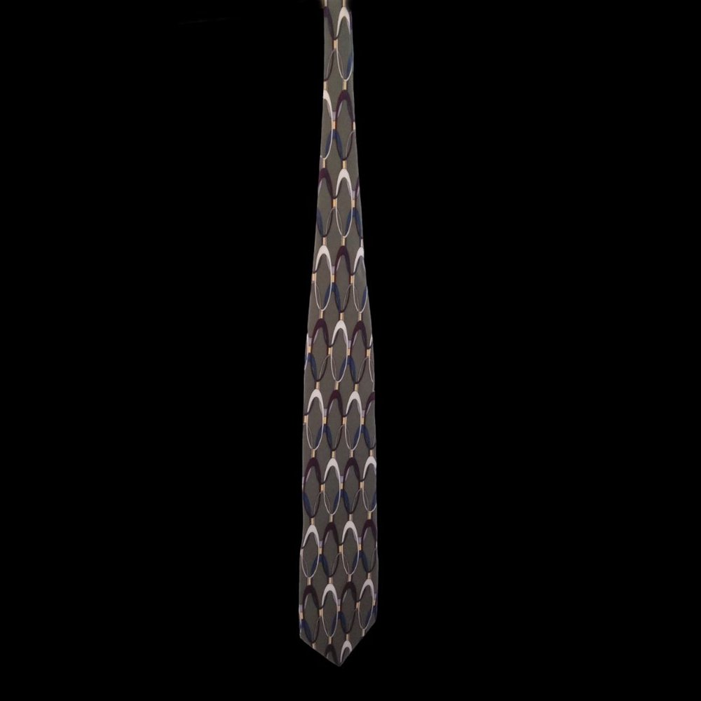 Bill Blass Black Label 100% Silk Tie.  Vintage retro! EUC - Picture 4 of 4